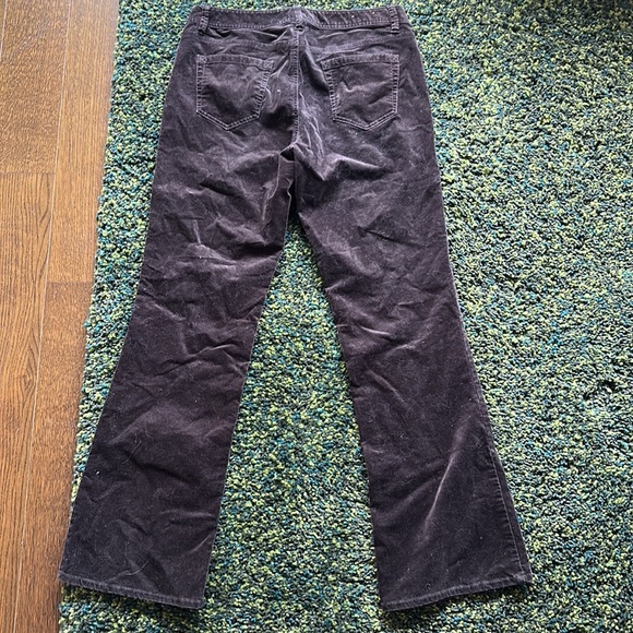 Eddie Bauer Brown Velvet Flared Pants - Picture 4 of 5